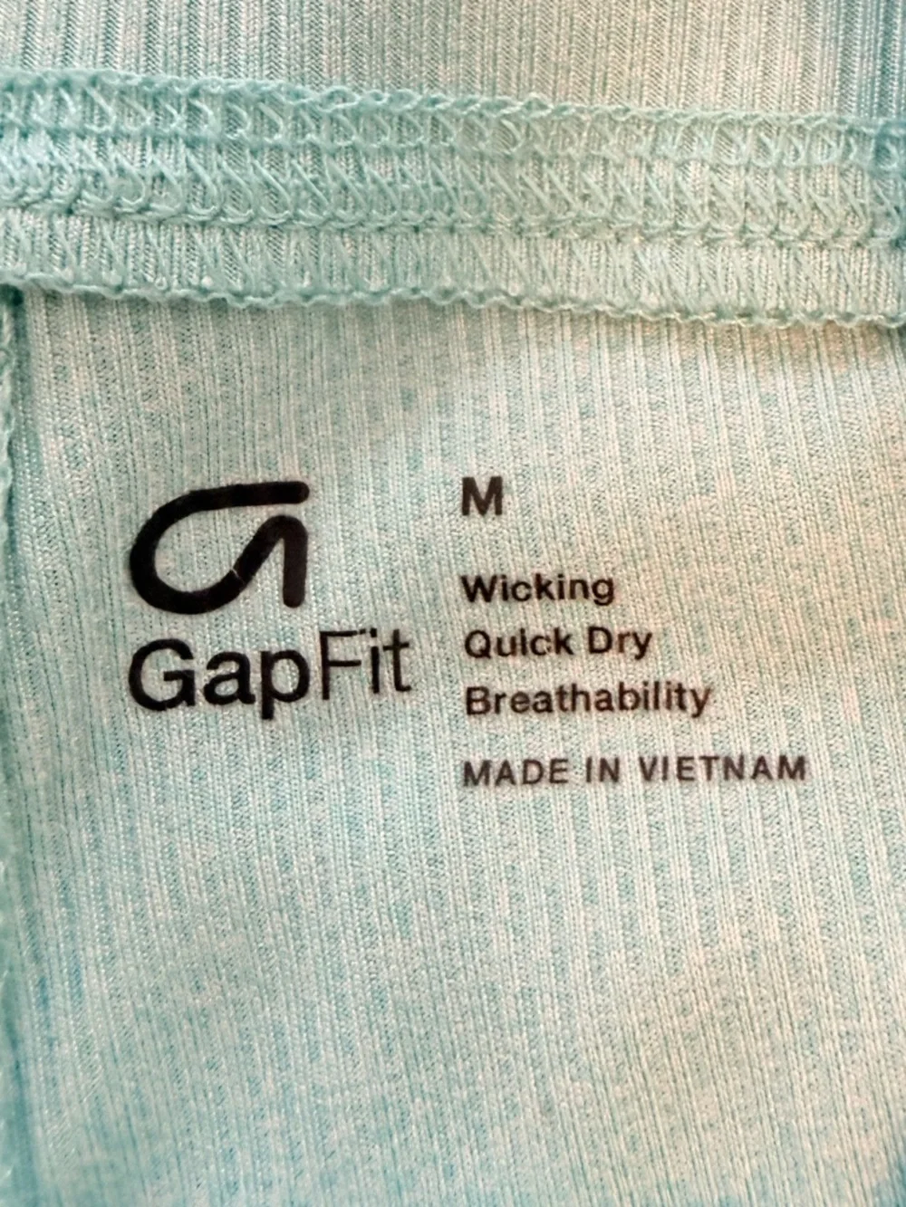 GAP Kids Ribbed High-Rise Bike Shorts in Mint